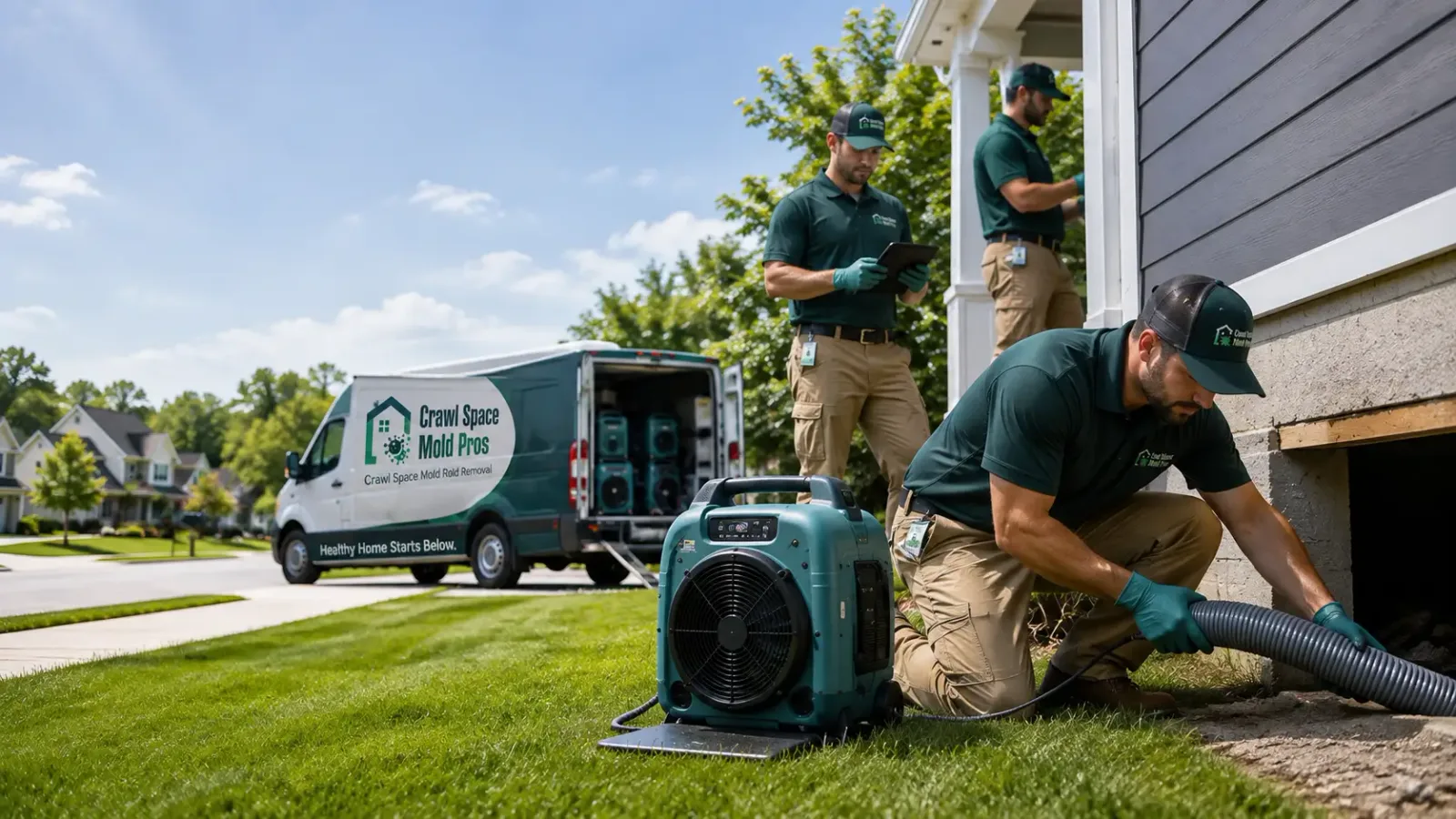 Crawl Space Mold Removal in Carver, MN
